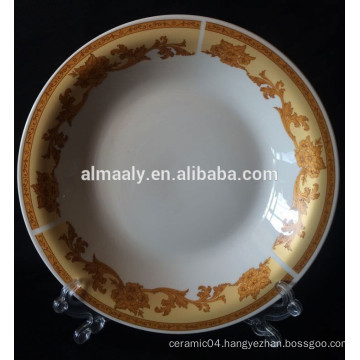 popular cheap ceramic omega plate